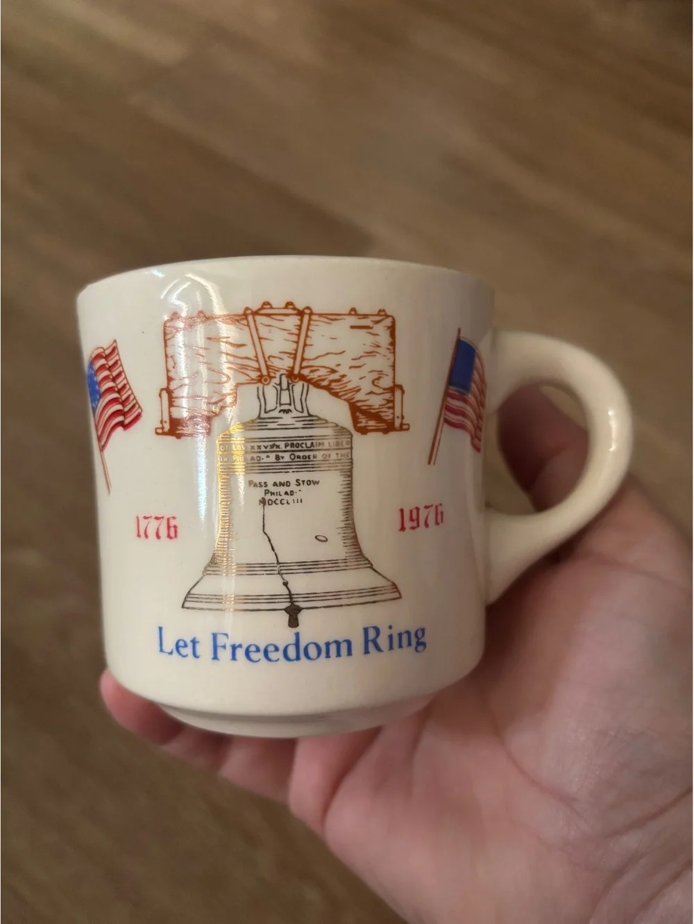 1976 Brutocao for Congress Campaign Mug Bicentennial d101